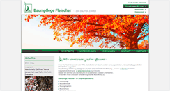 Desktop Screenshot of baumpflege-fleischer.de